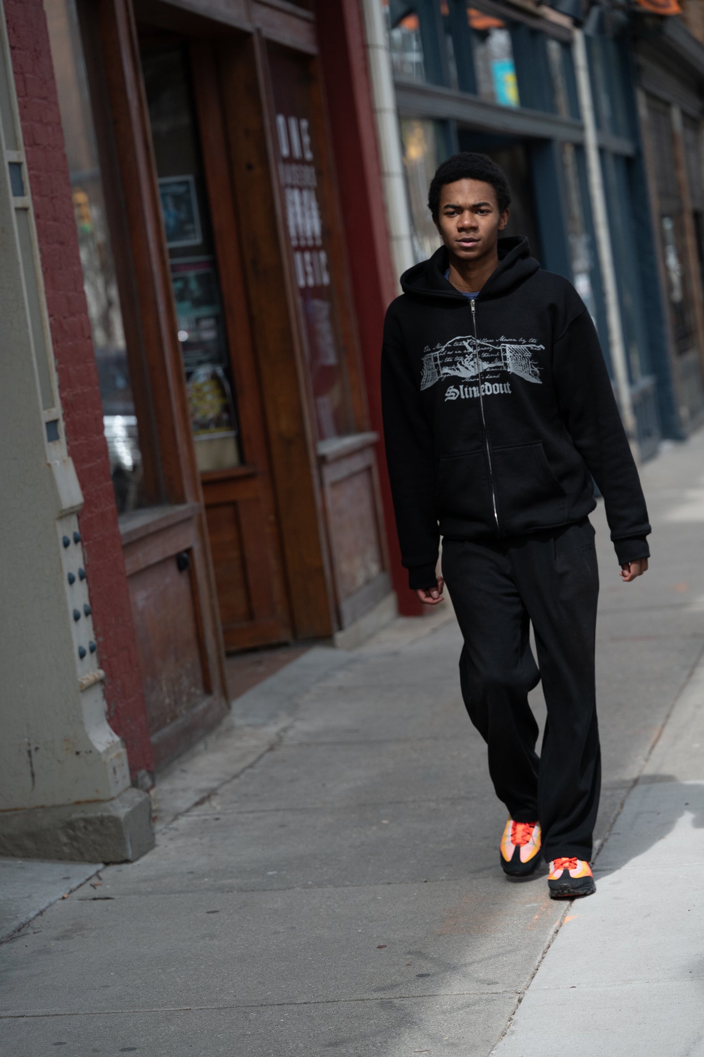 SlimedOut “Against All Odds” Zip Hoodie – Black