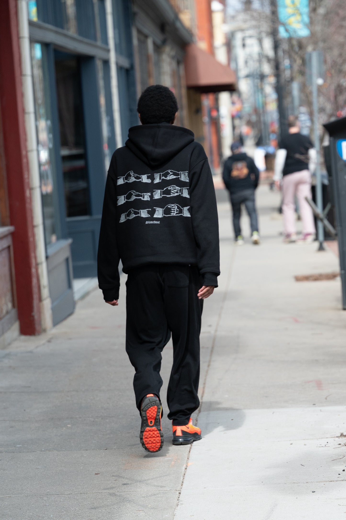 SlimedOut “Against All Odds” Zip Hoodie – Black